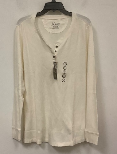 Natural Reflections Womens Thermal Shirt, XL, Appears New - Lot 581