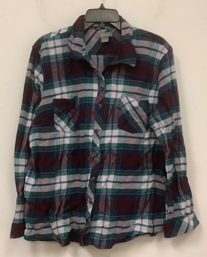 Natural Reflections Womens Flannel Shirt, 1X, Appears New - Lot 596