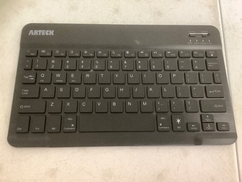 Lot of (2) Arteck Bluetooth Wireless Keyboards Only, Appears New, Untested - Lot 716