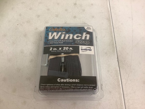 Winch Strap 2"x20ft, Appears New - Lot 717