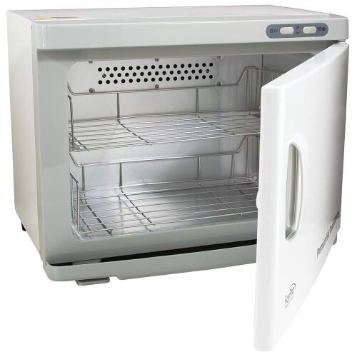 ForPro Professional Collection Premium Hot Towel Warmer, Extra Large Capacity, Two Stainless Steel Racks, White - Lot 38