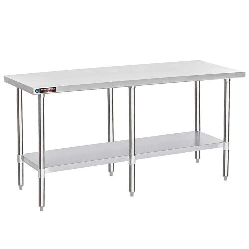 DuraSteel Commercial Grade Food Prep Stainless Steel Work Table 24" x 84" x 34"  - Lot 45