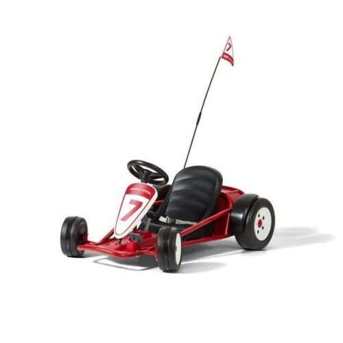 Radio Flyer Ultimate Go-Kart, 24 Volt Battery Outdoor Ride-on Toy - Doesn't Appear to Have Been Assembled, No Directions - Lot 74