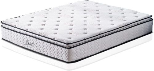 Jacia House 11.4" Pillow Top Hybrid Memory Foam Innerspring Firm Mattress, Short Queen  - Lot 84