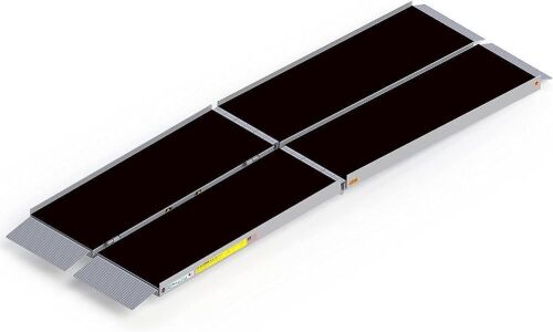 EZ-Access Suitcase Trifold Portable Ramp with an Applied Slip-Resistant Surface, 8 Foot - Lot 90
