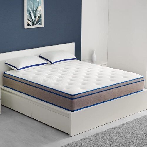 IYEE NATURE 12" Pocket Spring Hybrid Mattress, Full  - Lot 99
