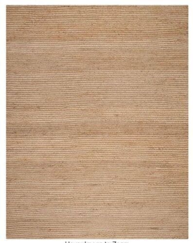 Safavieh Cape Cod Natural 8 ft. x 10 ft. Striped Solid Area Rug - Some Edges Frayed - Lot 286