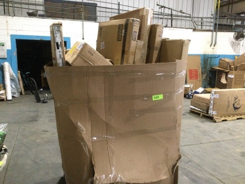Pallet of Salvage Items Labeled "Broken Glass" - Lot 549