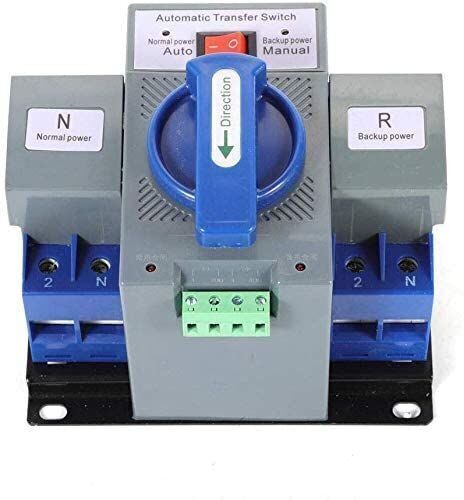 Dual Power Automatic Transfer Switch Generator Changeover Switch 110V - Lot 614