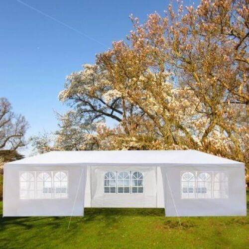 10' x 30' Heavy Duty Outdoor Party Tent with Side Wall - Lot 621