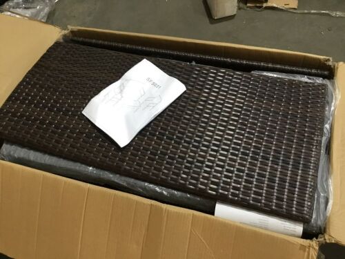 4 Pc Patio Rattan Wicker Furniture Set  - Lot 634