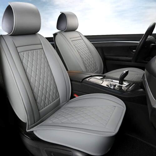 GIANT PANDA Luxury Faux Leather Front Car Seat Covers - Lot 638