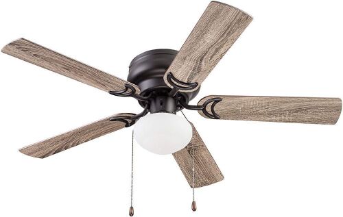 Prominence Home 51584 Alvina Ceiling Fan, 44", Farmhouse Bronze - Lot 788