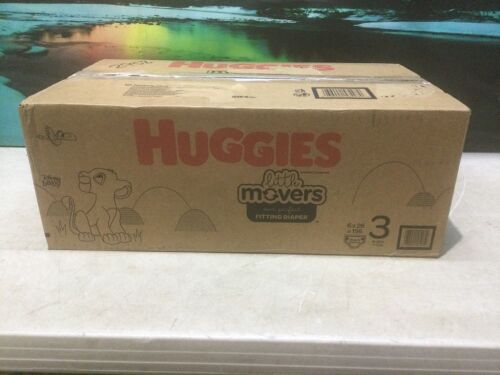 Huggies Little Movers Baby Diapers, Size 3, 156 ct - Lot 798