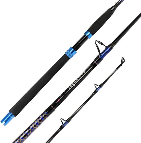 Fiblink 1-Piece Conventional Boat Rod Saltwater Offshore Graphite Casting Fishing Rod, 6-Feet, 50-80lb - Lot 811