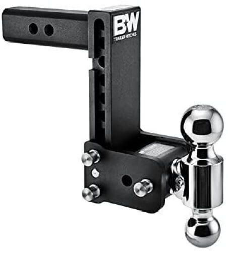 B&W Trailer Hitches Tow & Stow, Fits 2" Receiver, Dual Ball, 2" x 2-5/16", 7" Drop, 10,000 GTW - Lot 812