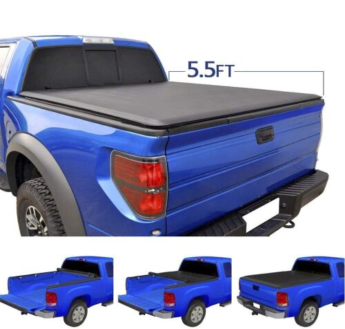 JDMSPEED Roll Up Soft Tonneau Cover 5.5' Short Bed Replacement for Ford F-150 2004-2018 - Lot 849