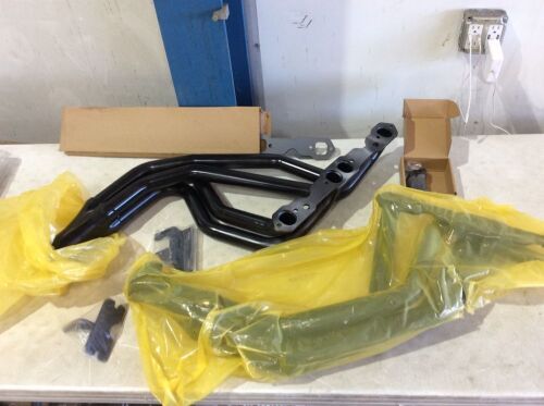 Set of Black Exhaust Headers, Unknown Fit  - Lot 947
