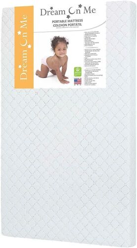 Dream On Me, Holly 3” Fiber Portable Waterproof Crib Mattress - Lot 1031