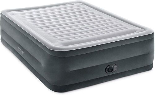 Intex Dura-Beam Deluxe Comfort Plush 22" Queen Size Airbed with Internal Pump - Lot 1175