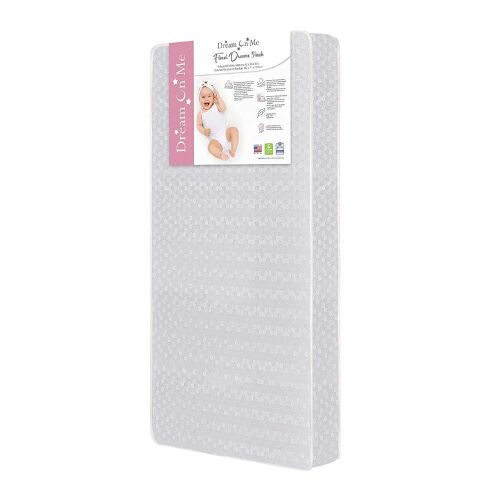 Dream On Me Orthopedic Firm Foam Standard Crib Mattress, White, Full - Lot 1178