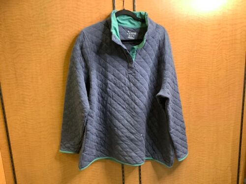 Natural Reflections Juniper Quilted Pullover, 1X, Women's, Appears New - Lot 342