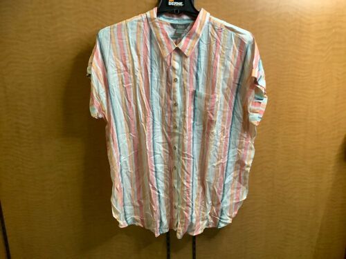 Natural Reflections Ladies Stripe Button Shirt, 1X, Appears New - Lot 352