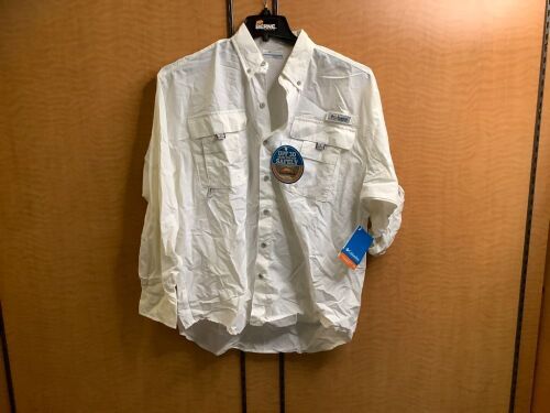 Columbia Bahama II L/S Shirt, Men's Appears New, Stain on left Sleeve - Lot 363