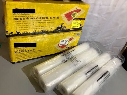 Commercial Grade Cut To Size Vacuum Bag Rolls, Appears New - Lot 507