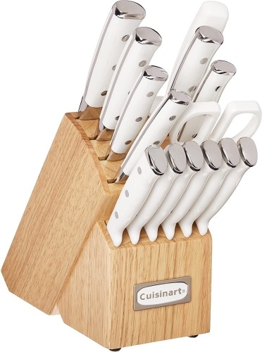 Cuisinart Classic Forged Triple Rivet Knife Set - 15 Pieces - Lot 401