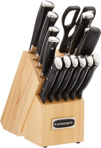 Cuisinart Classic Forged Triple Rivet Knife Set - 15 Pieces - Lot 402