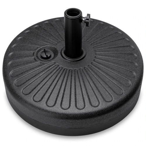 Plastic Patio Umbrella Base Pole Holder Accessory w/ Adjustable Knob - Lot 430