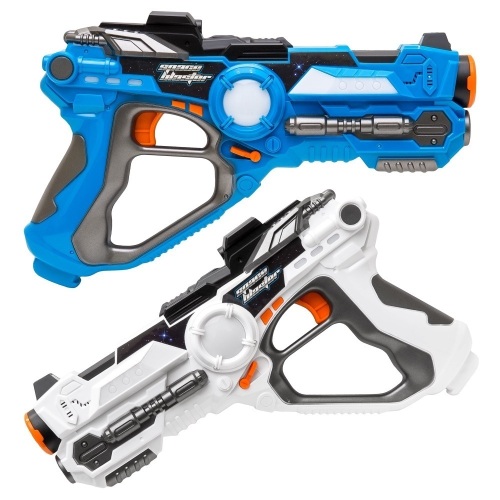 Set of 2 Infrared Laser Tag Blasters w/ Life Tracker - Lot 699