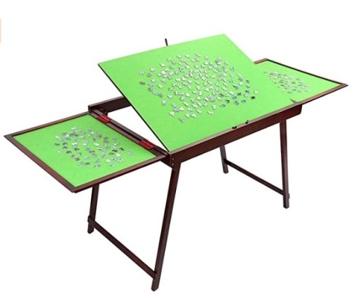 Wooden Jigsaw Puzzle Table, Appears new - Lot 9