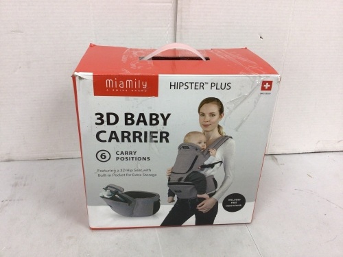 MiaMily Hipster Plus 3D Baby Carrier, E-Commerce Return - Lot 11