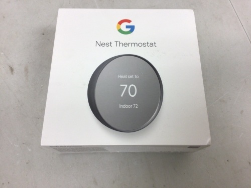 Google Nest Thermostat, Powers Up, E-Commerce Return - Lot 16