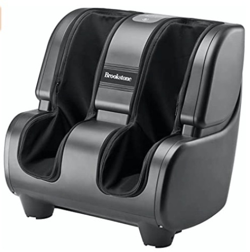 Brookstone FS4 TheraSqueeze Foot and Calf Massager, Appears New, WORKS! - Lot 26A