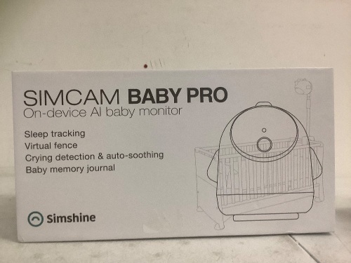 Simcam Baby Pro Monitor, Untested, E-Commerce Return - Lot 40