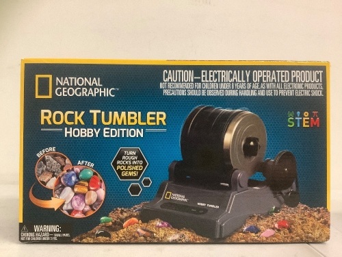 National Geographic Rock Tumbler, Untested, Appears New - Lot 45