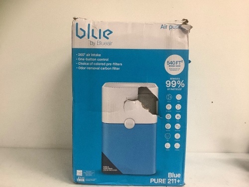 Blue Air Purifier, Powers Up, Appears New - Lot 89