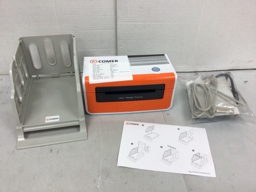 Thermal Label Printer, Powers Up, E-Commerce Return - Lot 90