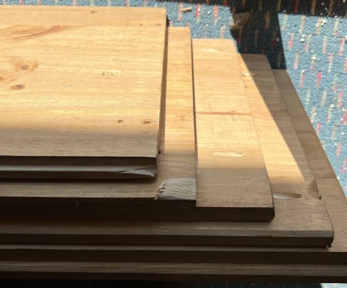 VidaXL Mexican Pine Cabinet/TV Stand?, E-Commerce Return w/ Some Damage/ Possible Missing Pieces - Lot 94