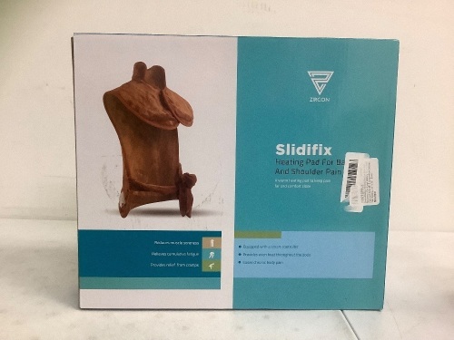 Slidifix Heating Pad for Back/Shoulder Pain, Untested, Appears New - Lot 141