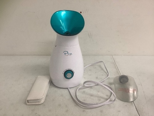 NanoSteamer 3-in-1 Nano Ionic Facial Steamer, Powers Up, E-Commerce Return - Lot 170