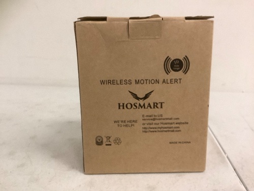 Hosmart Wireless Motion Alert, Powers Up, Appears New - Lot 179