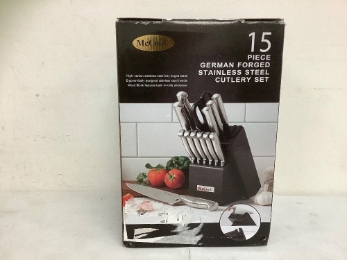 Stainless Steel Cutlery Set, Appears New - Lot 203