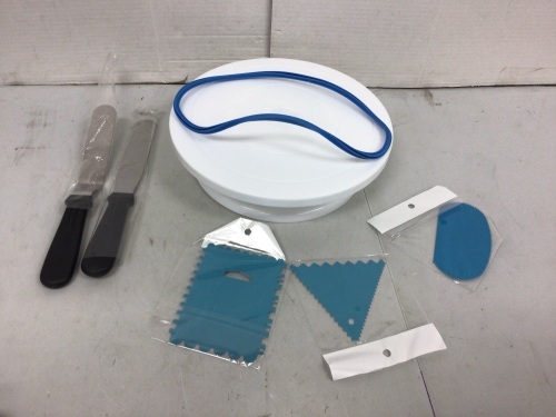 Cake Decorating Turntable and Tools, Appears new - Lot 239