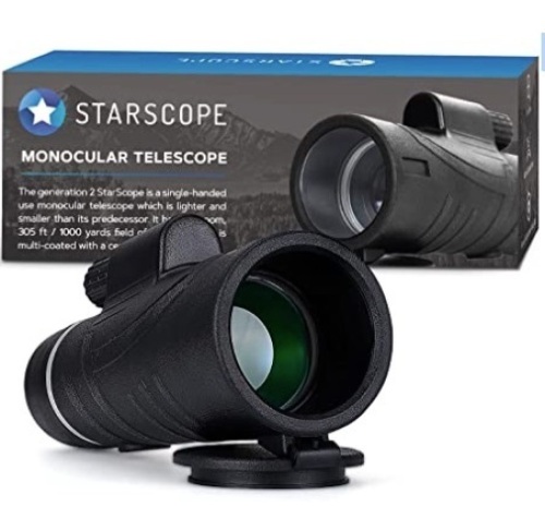 STARSCOPE High Definition Monocular Telescope, Works, Appears New - Lot 245