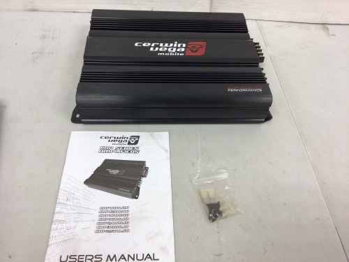 Cerwin Vega 4 Channel Amplifier, Untested, E-Commerce Return - Lot 246