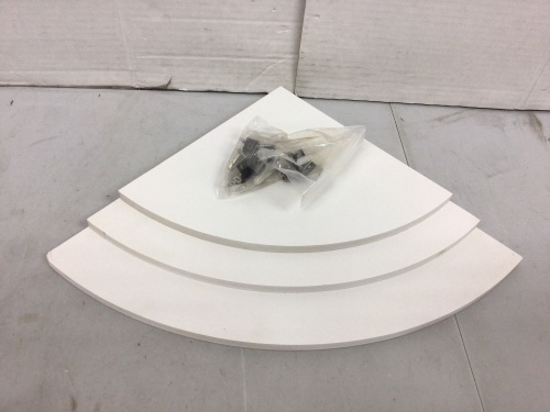 Lot of (3) Corner Shelves, E-Commerce Return - Lot 259
